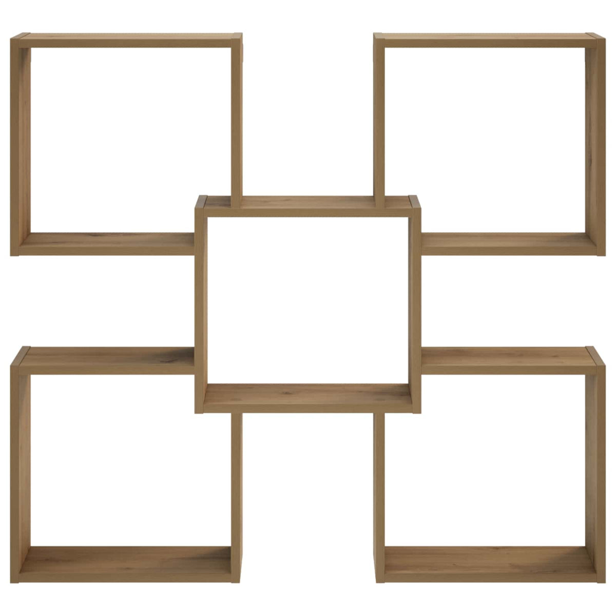 vidaXL Wall Shelf Artisan Oak 99.5 x 17 x 91 cm Engineered Wood