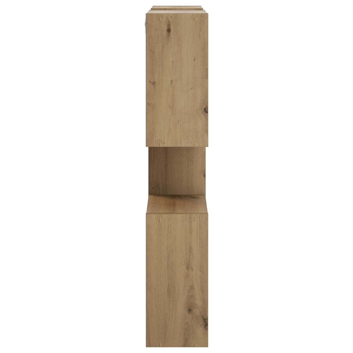 vidaXL Wall Shelf Artisan Oak 99.5 x 17 x 91 cm Engineered Wood