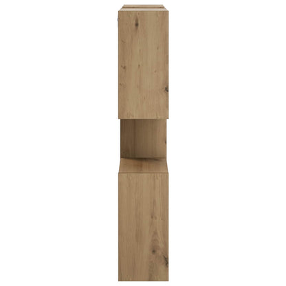 vidaXL Wall Shelf Artisan Oak 99.5 x 17 x 91 cm Engineered Wood