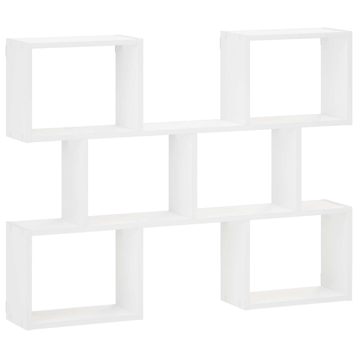 vidaXL Wall Shelf White 103 x 17 x 80 cm Engineered Wood