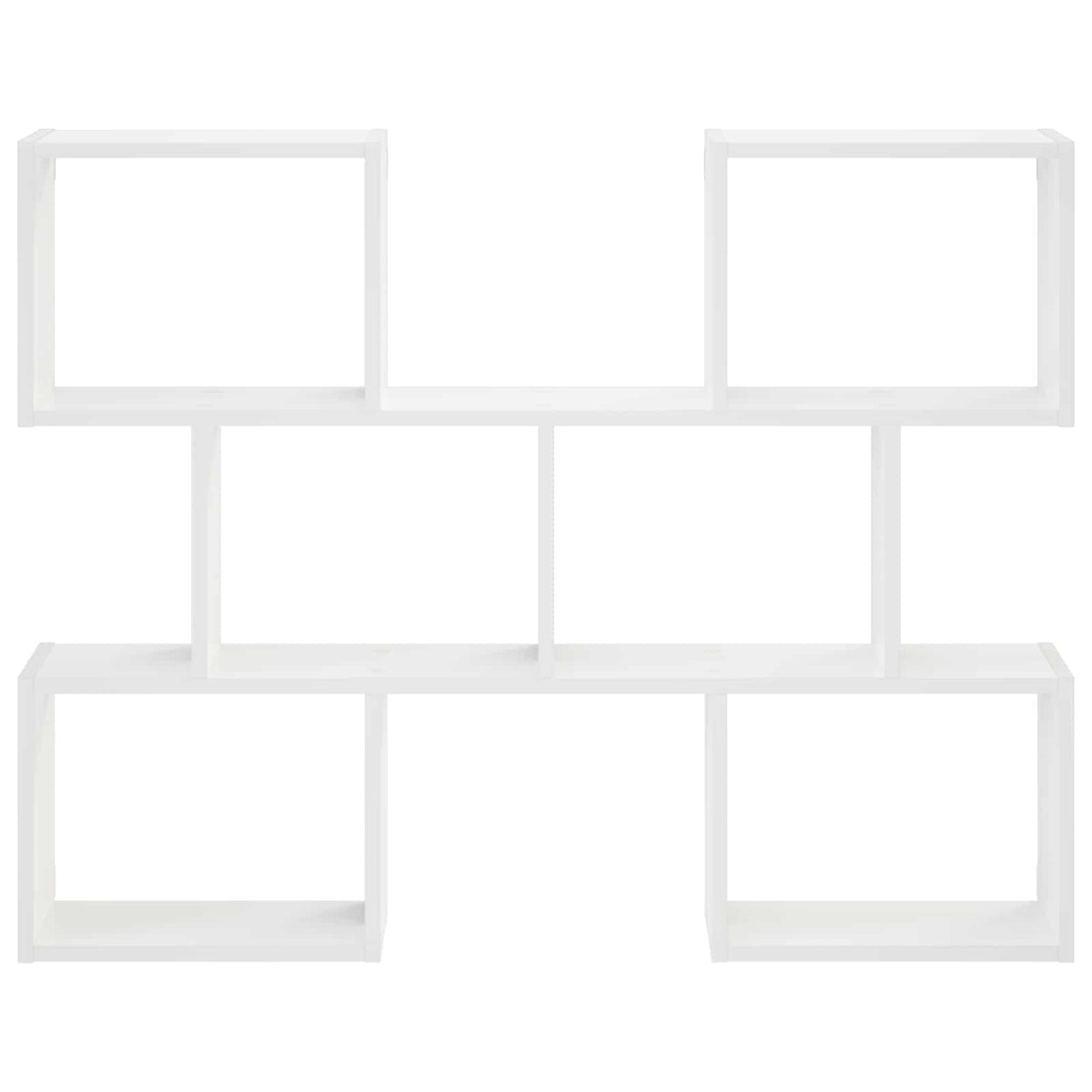vidaXL Wall Shelf White 103 x 17 x 80 cm Engineered Wood