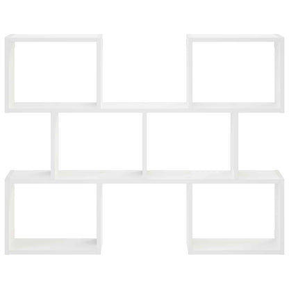 vidaXL Wall Shelf White 103 x 17 x 80 cm Engineered Wood