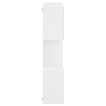 vidaXL Wall Shelf White 103 x 17 x 80 cm Engineered Wood