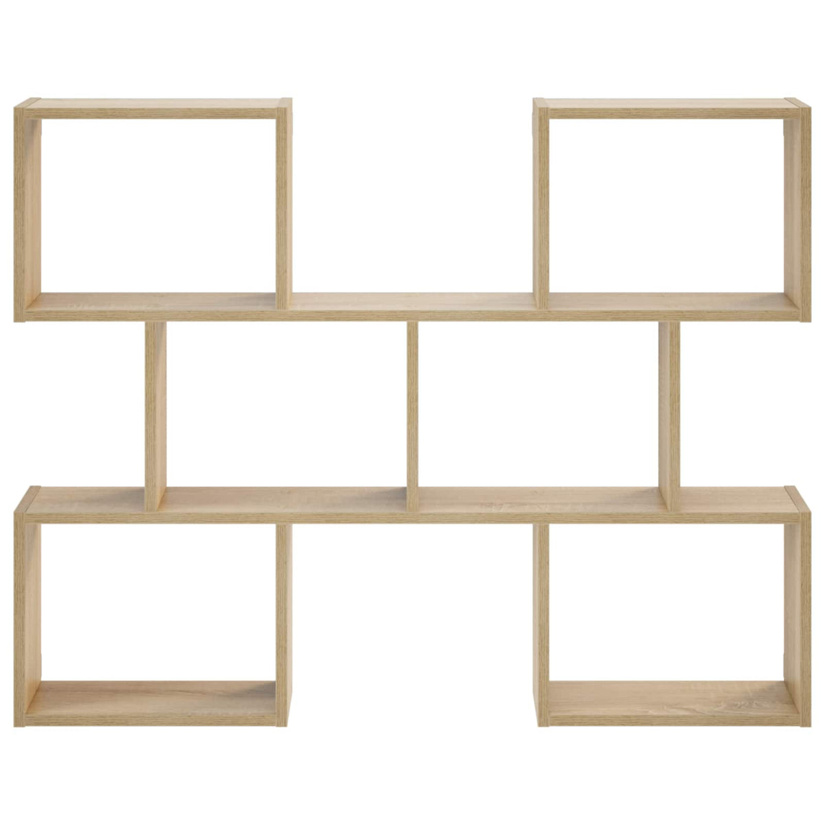 vidaXL Wall Shelf Sonoma Oak 103 x 17 x 80 cm Engineered Wood