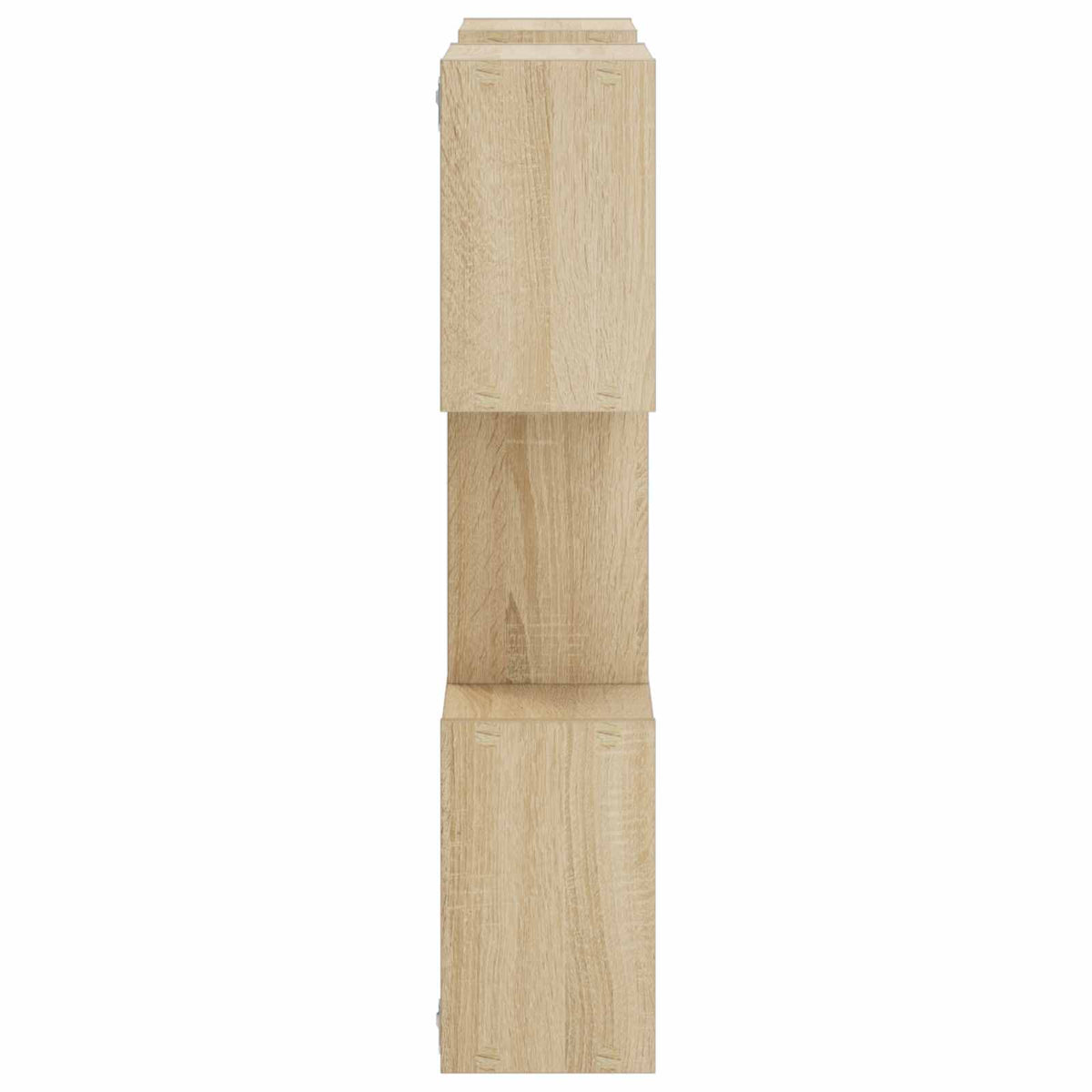 vidaXL Wall Shelf Sonoma Oak 103 x 17 x 80 cm Engineered Wood