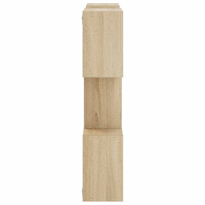vidaXL Wall Shelf Sonoma Oak 103 x 17 x 80 cm Engineered Wood