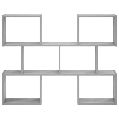 vidaXL Wall Shelf Concrete Grey 103 x 17 x 80 cm Engineered Wood