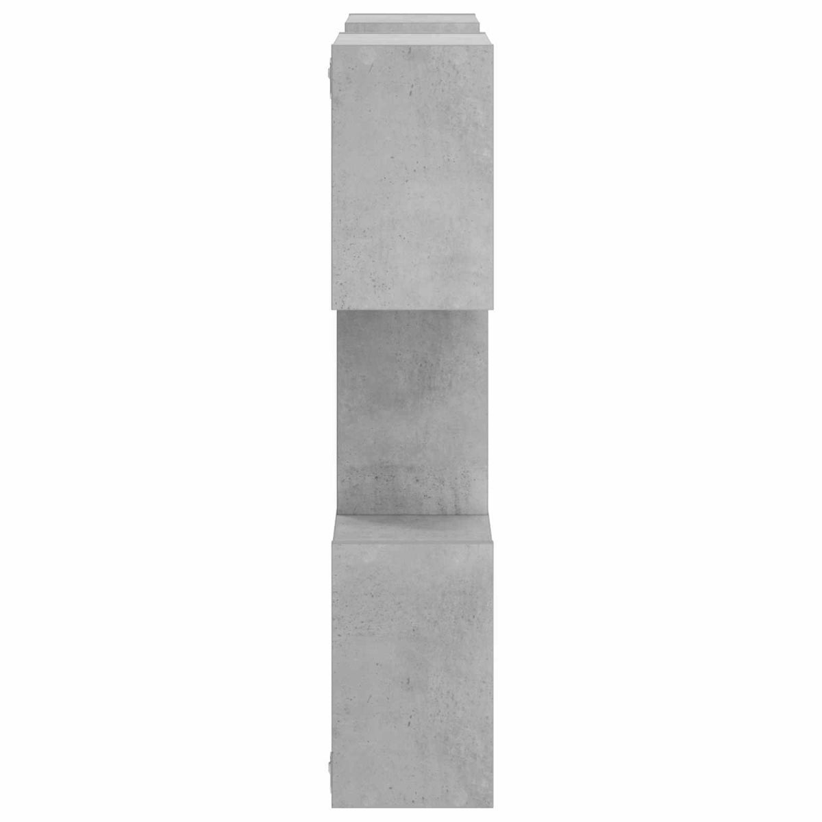 vidaXL Wall Shelf Concrete Grey 103 x 17 x 80 cm Engineered Wood