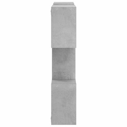 vidaXL Wall Shelf Concrete Grey 103 x 17 x 80 cm Engineered Wood