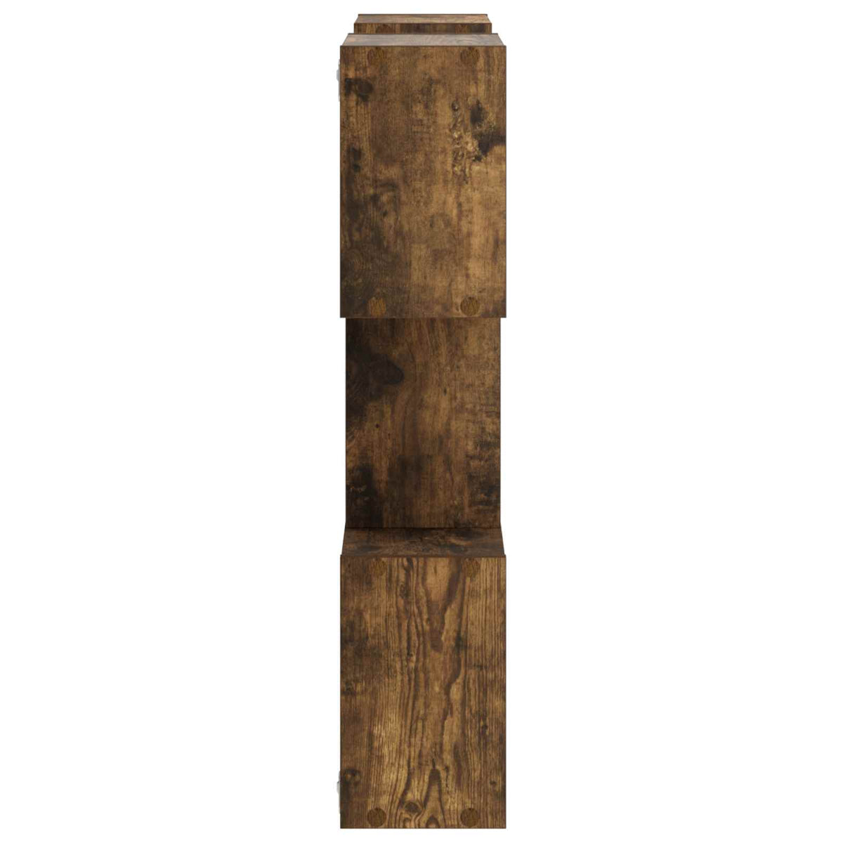 vidaXL Wall Shelf Smoked Oak 103 x 17 x 80 cm Engineered Wood