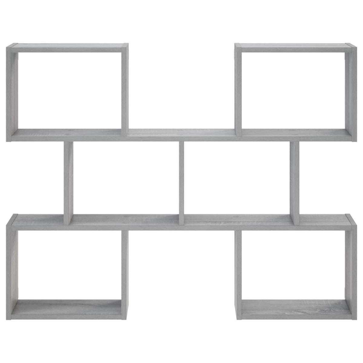 vidaXL Wall Shelf Grey Sonoma 103 x 17 x 80 cm Engineered Wood