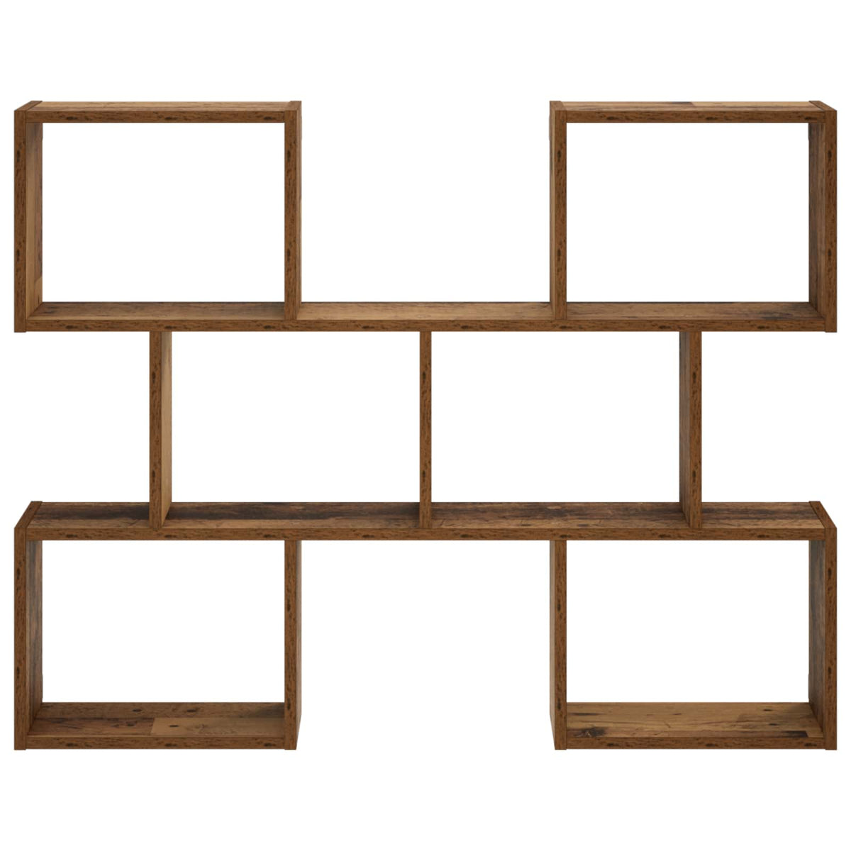 vidaXL Wall Shelf Old Wood 103 x 17 x 80 cm Engineered Wood