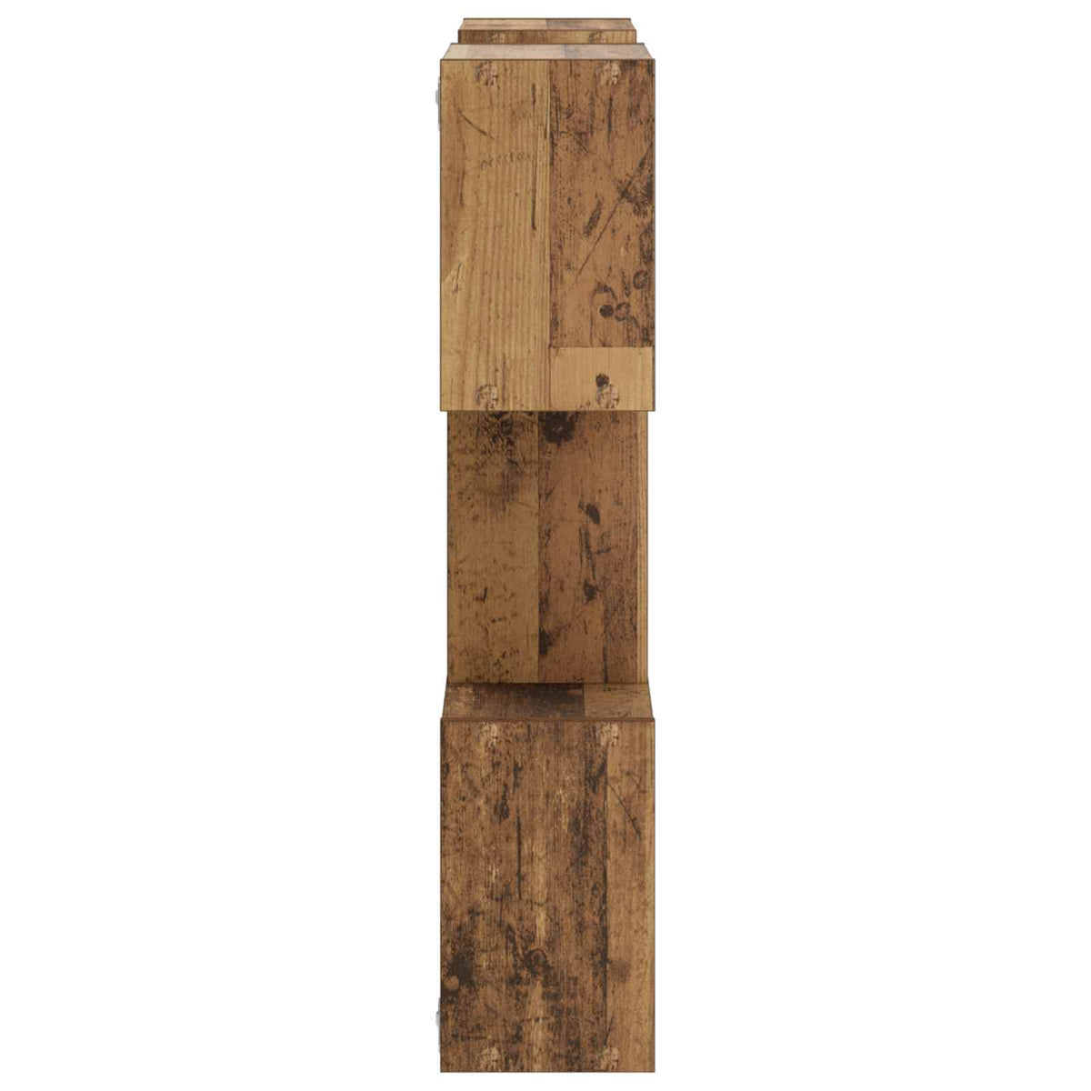 vidaXL Wall Shelf Old Wood 103 x 17 x 80 cm Engineered Wood