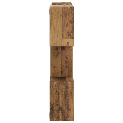 vidaXL Wall Shelf Old Wood 103 x 17 x 80 cm Engineered Wood