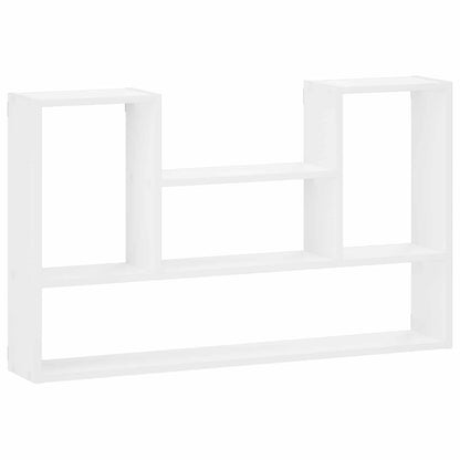 vidaXL Wall Shelf White 100 x 17 x 60 cm Engineered Wood