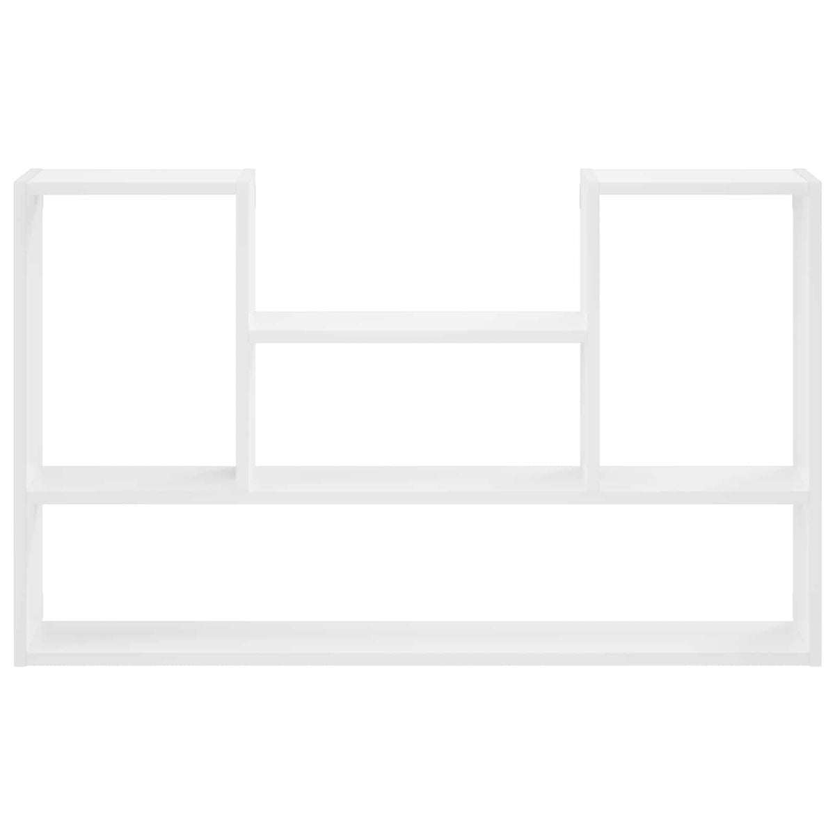 vidaXL Wall Shelf White 100 x 17 x 60 cm Engineered Wood