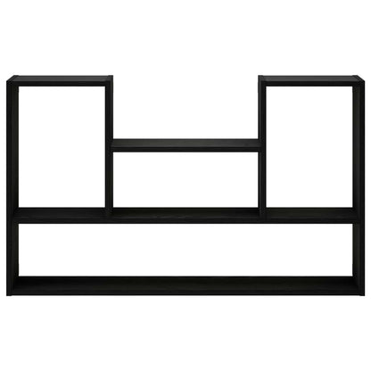 vidaXL Wall Shelf Black 100 x 17 x 60 cm Engineered Wood