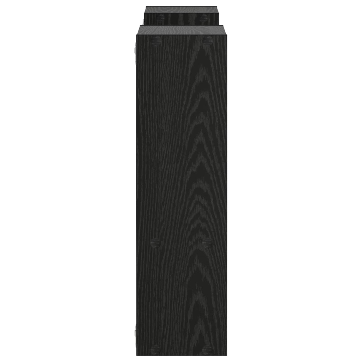 vidaXL Wall Shelf Black 100 x 17 x 60 cm Engineered Wood