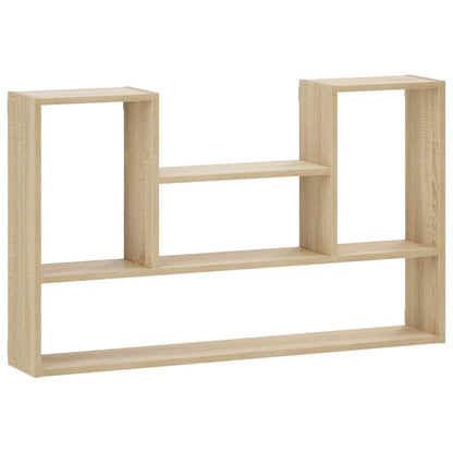 vidaXL Wall Shelf Sonoma Oak 100 x 17 x 60 cm Engineered Wood