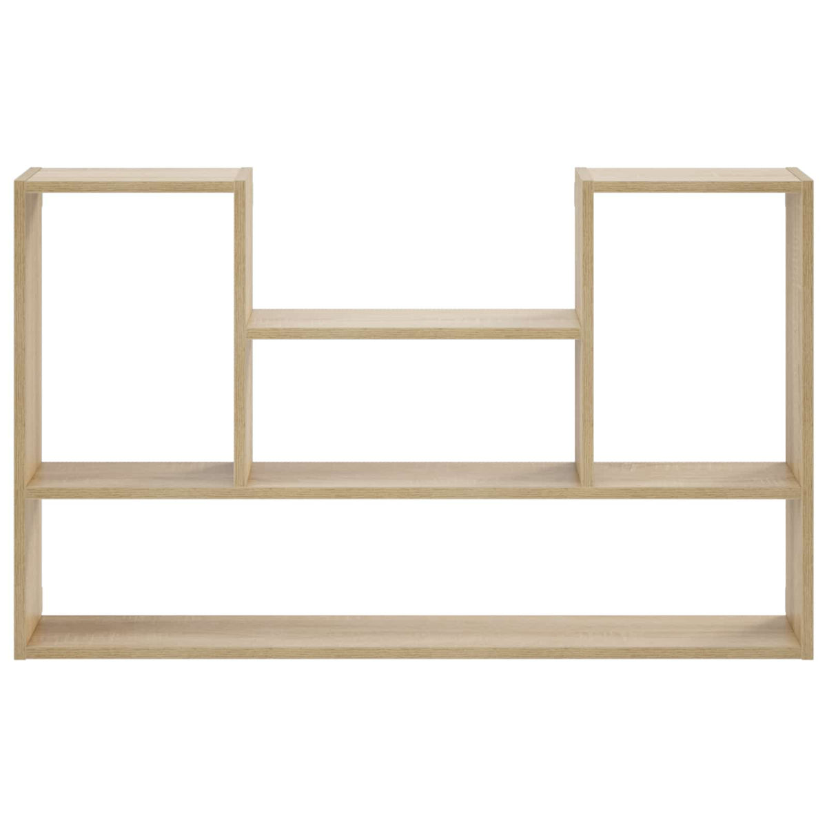 vidaXL Wall Shelf Sonoma Oak 100 x 17 x 60 cm Engineered Wood