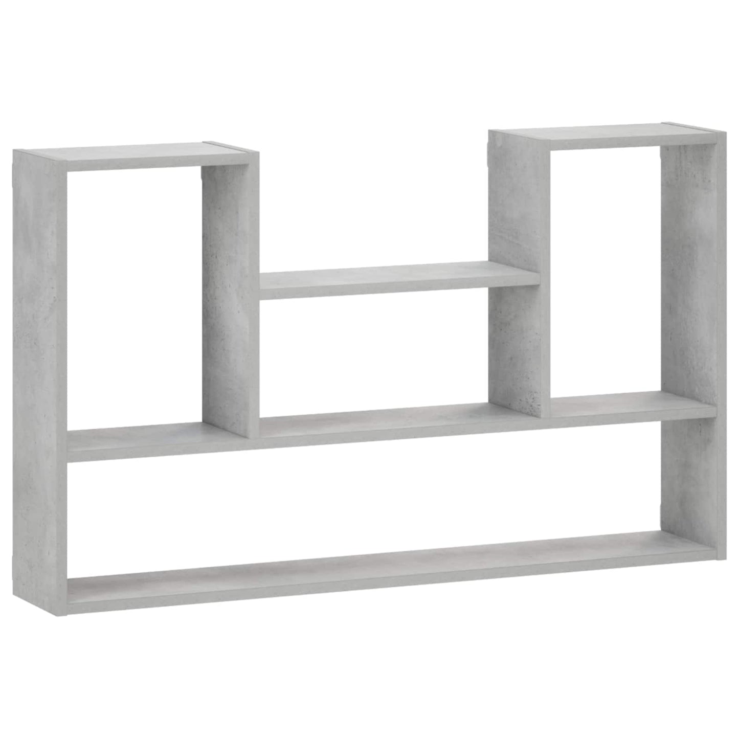 vidaXL Wall Shelf Concrete Grey 100 x 17 x 60 cm Engineered Wood