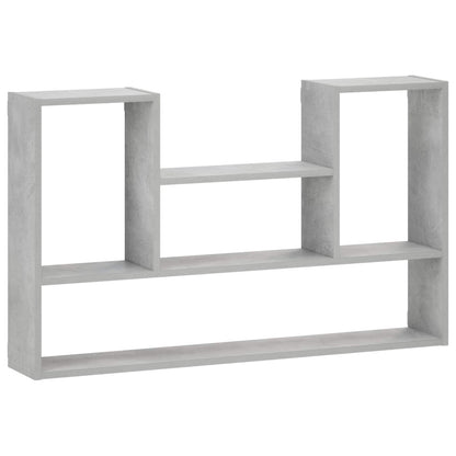 vidaXL Wall Shelf Concrete Grey 100 x 17 x 60 cm Engineered Wood