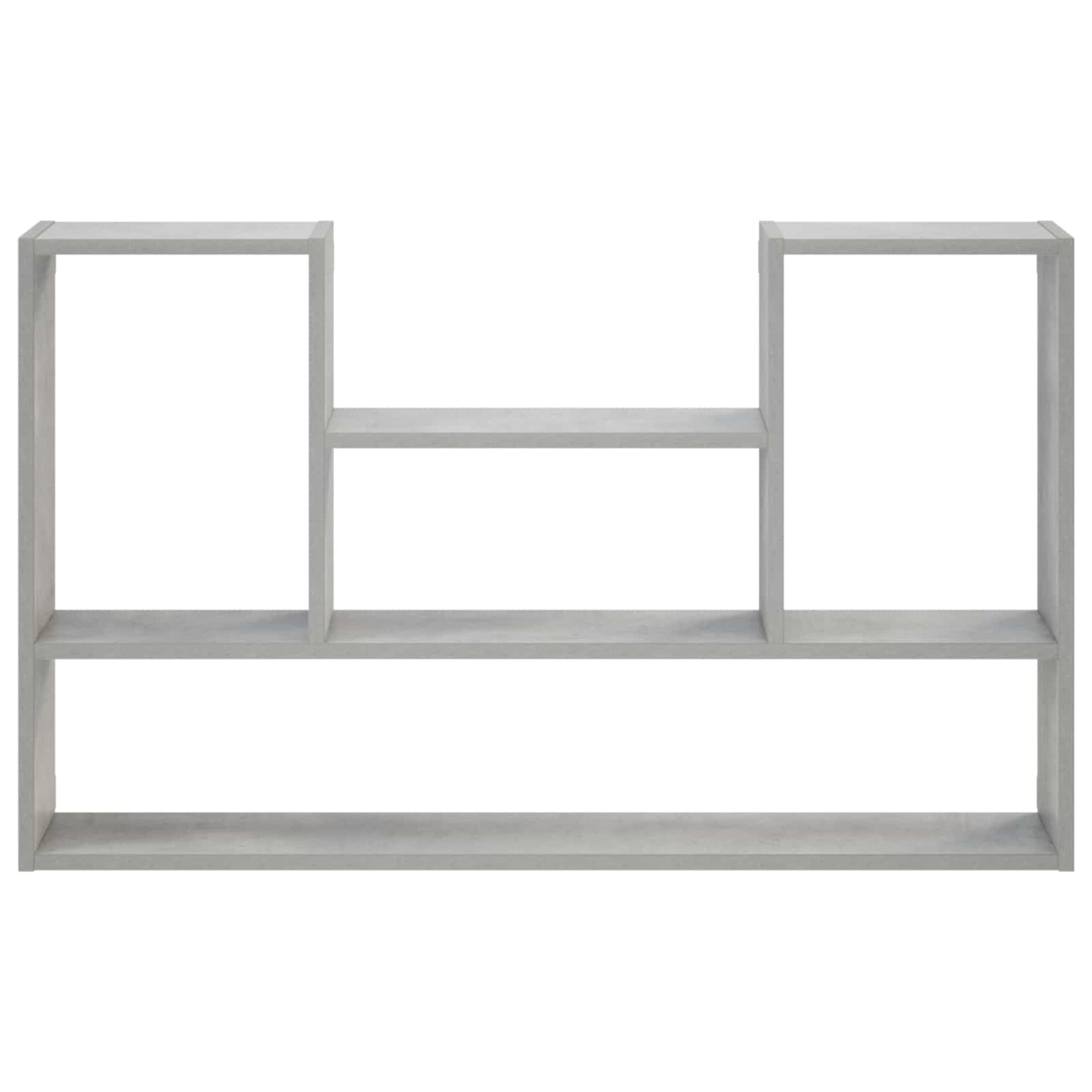 vidaXL Wall Shelf Concrete Grey 100 x 17 x 60 cm Engineered Wood