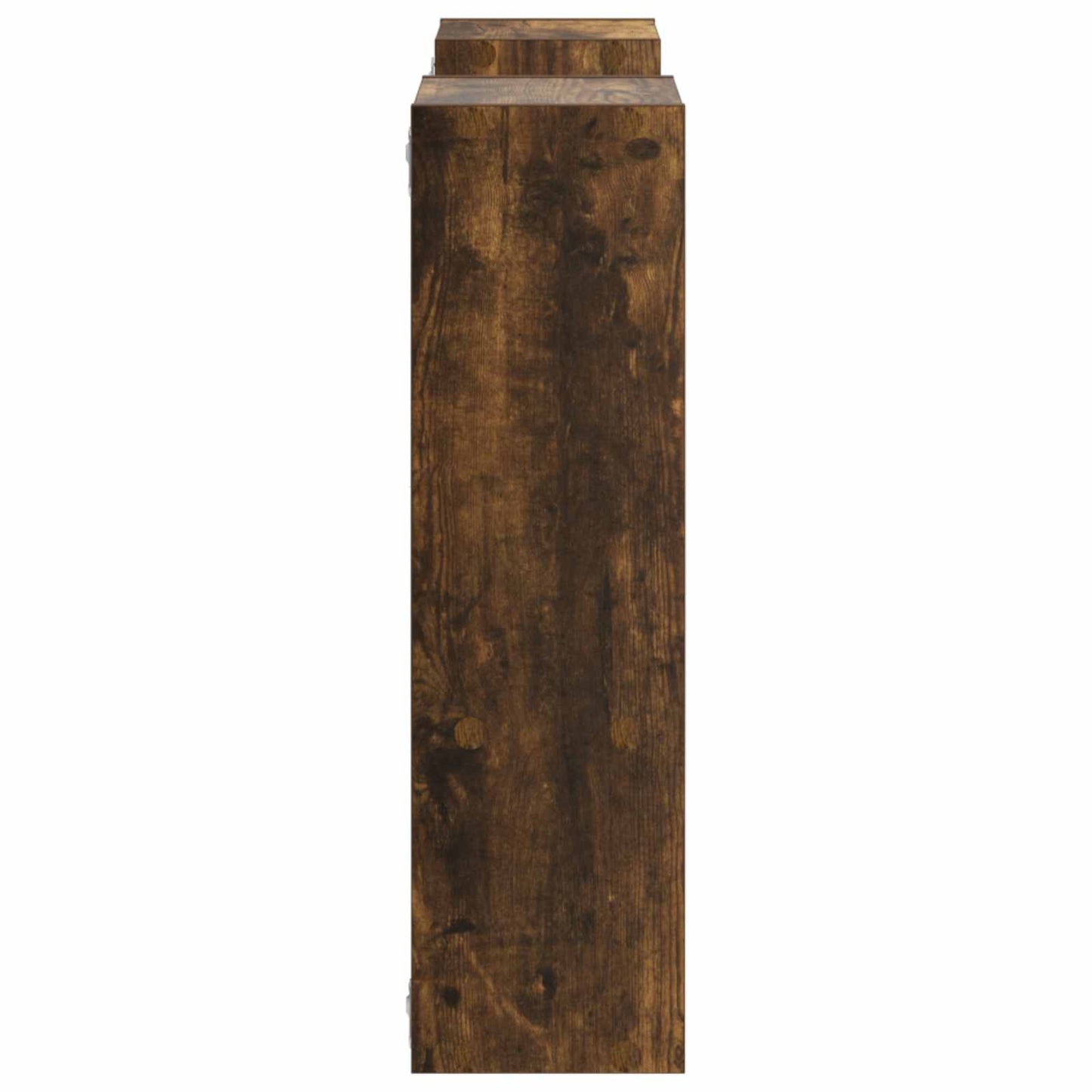 vidaXL Wall Shelf Smoked Oak 100 x 17 x 60 cm Engineered Wood