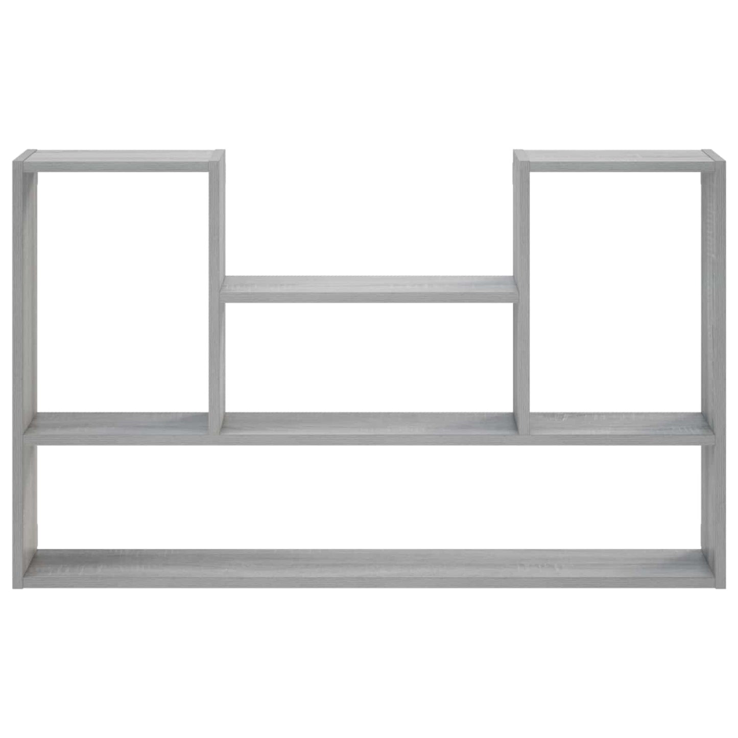vidaXL Wall Shelf Grey Sonoma 100 x 17 x 60 cm Engineered Wood