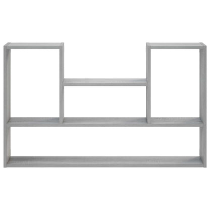 vidaXL Wall Shelf Grey Sonoma 100 x 17 x 60 cm Engineered Wood
