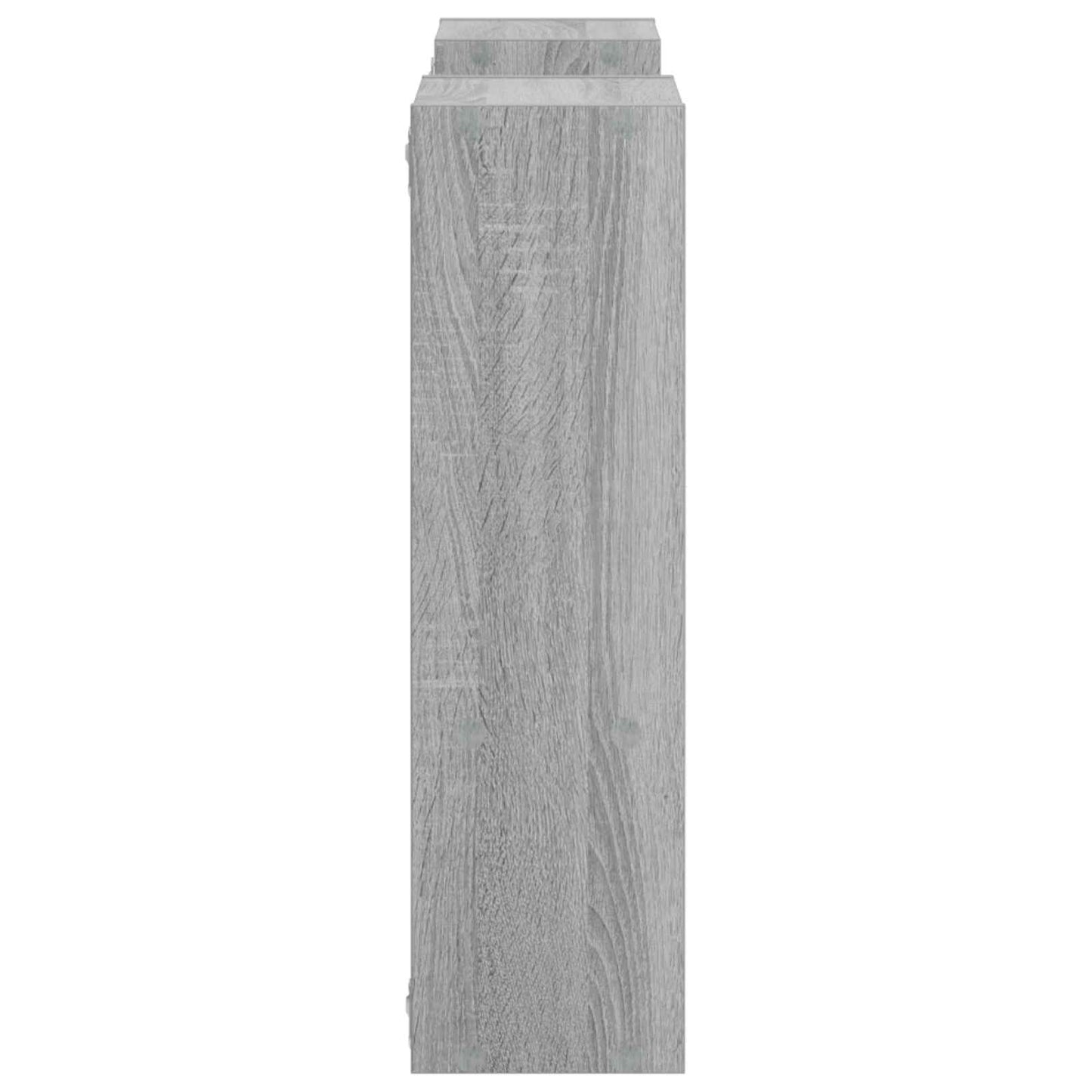 vidaXL Wall Shelf Grey Sonoma 100 x 17 x 60 cm Engineered Wood