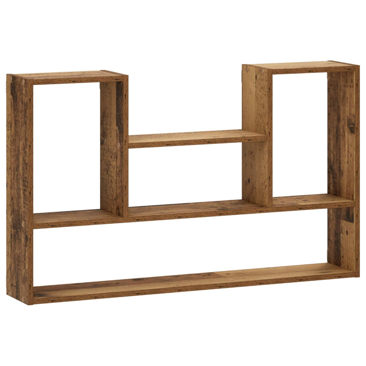 vidaXL Wall Shelf Old Wood 100 x 17 x 60 cm Engineered Wood