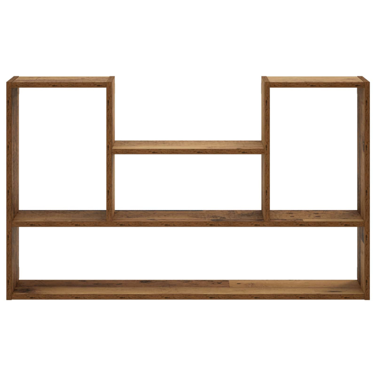 vidaXL Wall Shelf Old Wood 100 x 17 x 60 cm Engineered Wood
