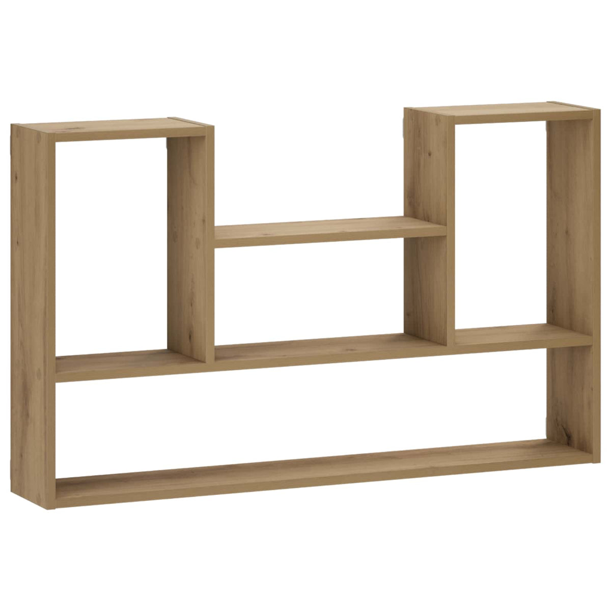 vidaXL Wall Shelf Artisan Oak 100 x 17 x 60 cm Engineered Wood