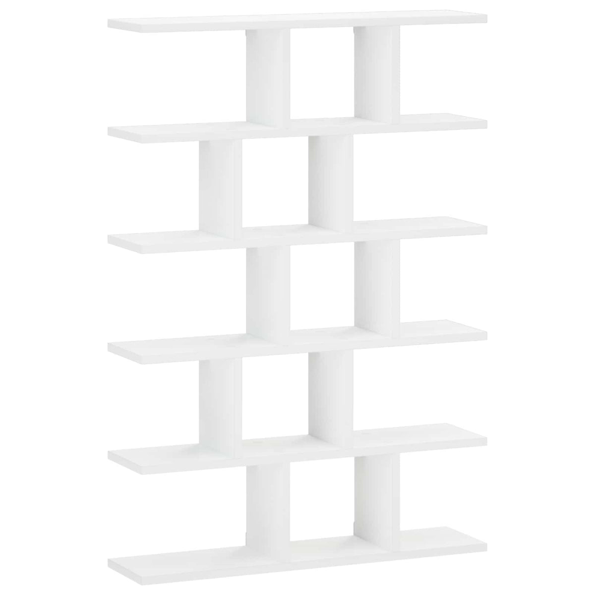 vidaXL Wall Shelf White 70 x 17 x 101 cm Engineered Wood