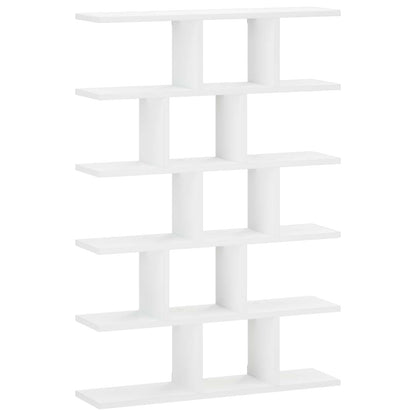 vidaXL Wall Shelf White 70 x 17 x 101 cm Engineered Wood
