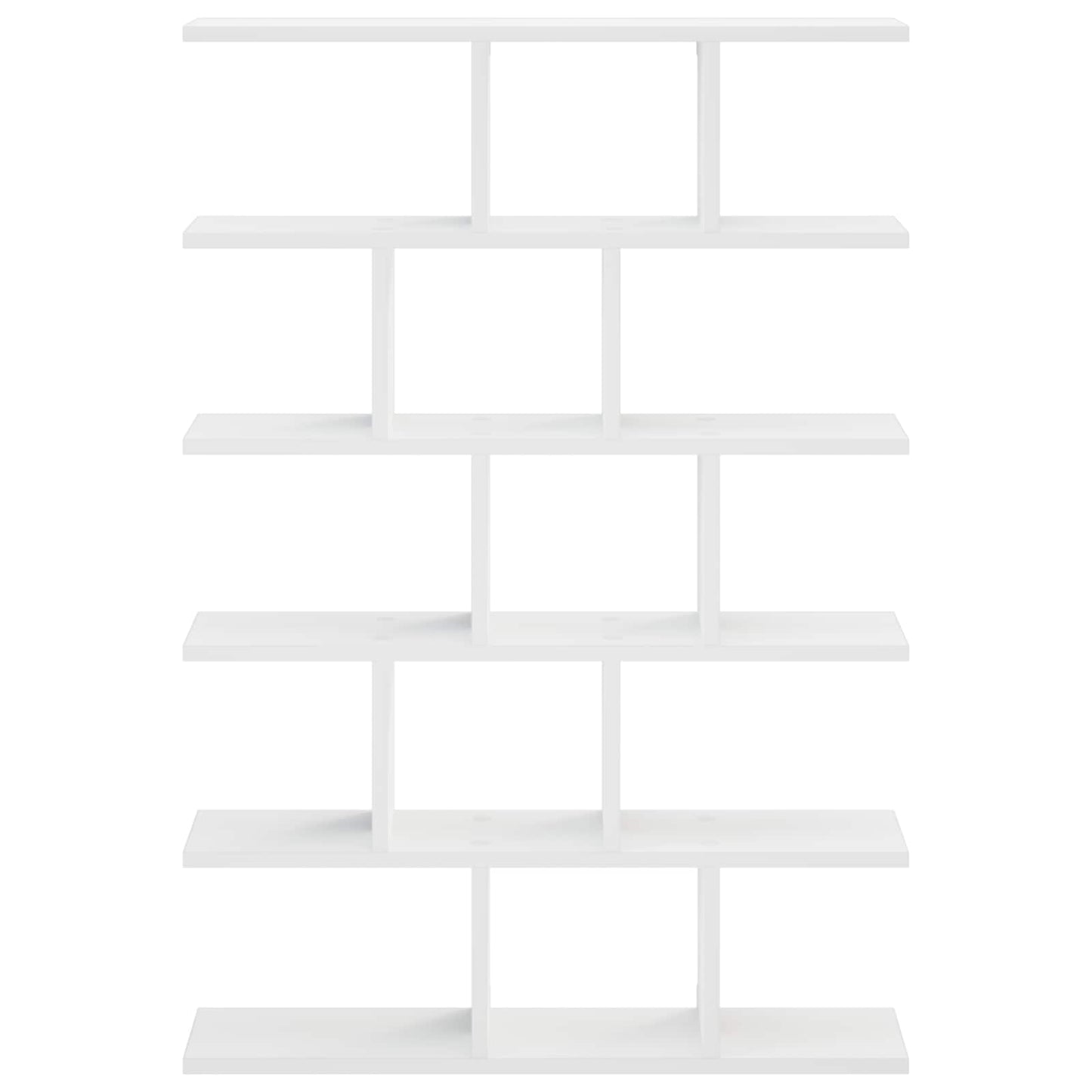 vidaXL Wall Shelf White 70 x 17 x 101 cm Engineered Wood