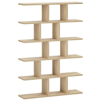 vidaXL Wall Shelf Sonoma Oak 70 x 17 x 101 cm Engineered Wood