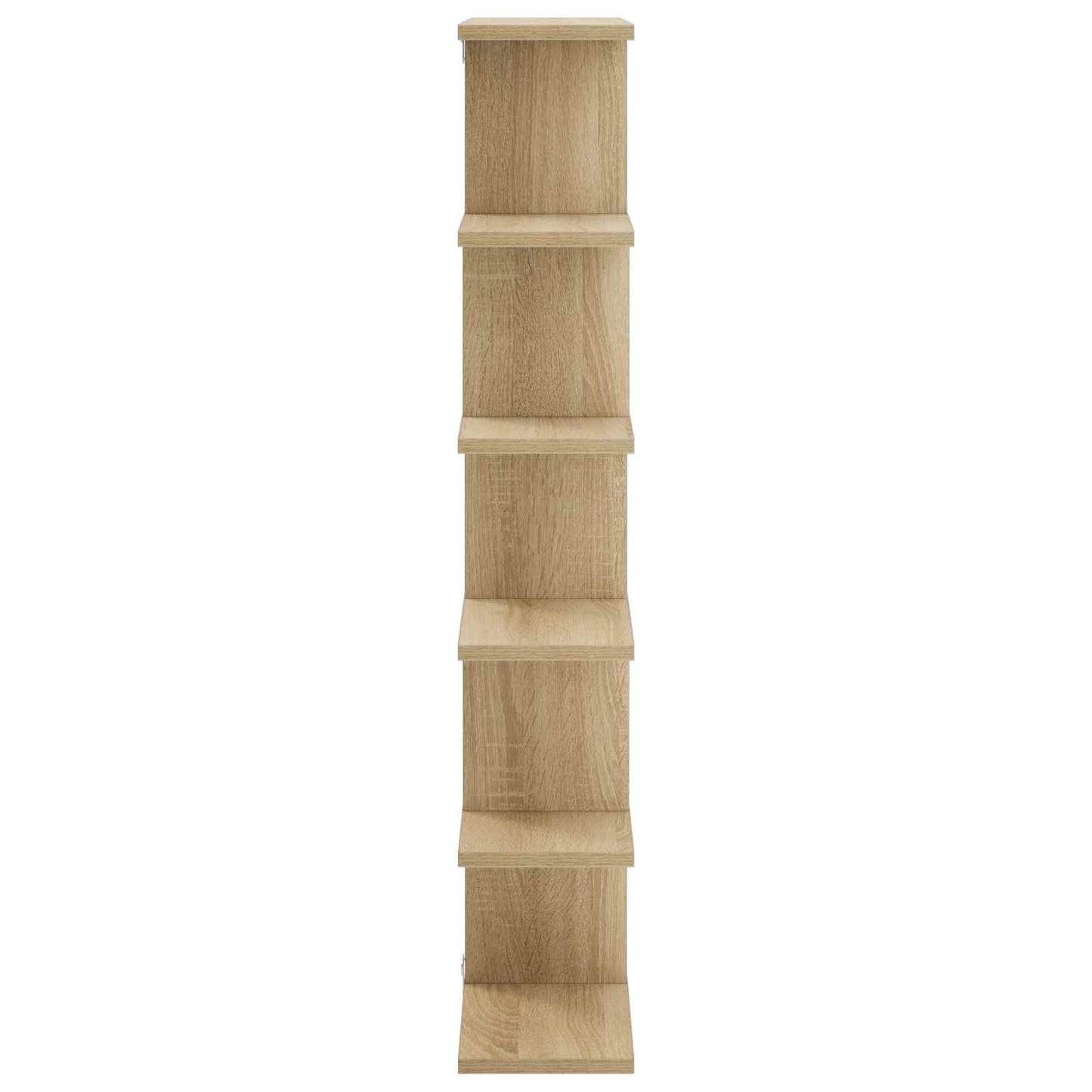 vidaXL Wall Shelf Sonoma Oak 70 x 17 x 101 cm Engineered Wood