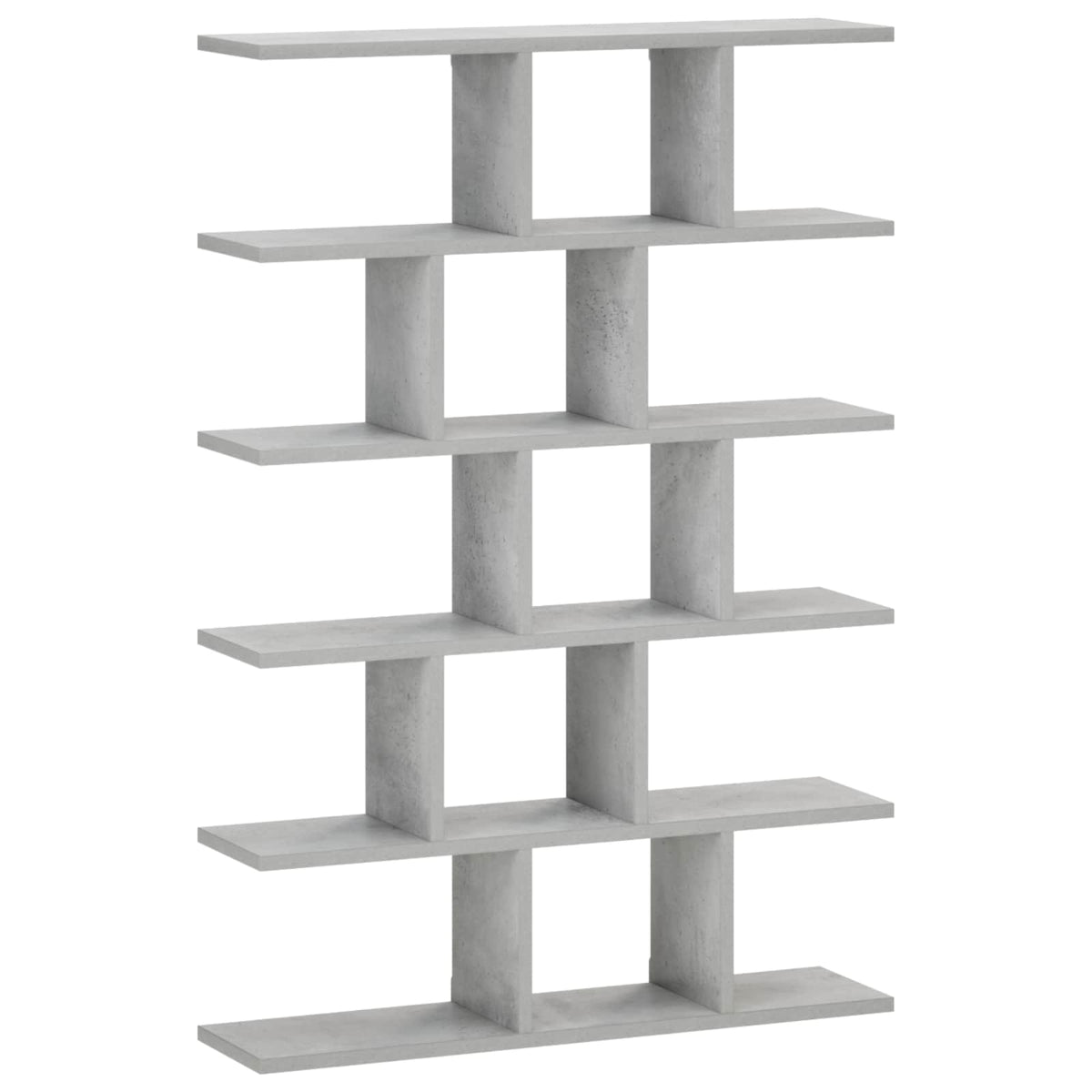 vidaXL Wall Shelf Concrete Grey 70 x 17 x 101 cm Engineered Wood