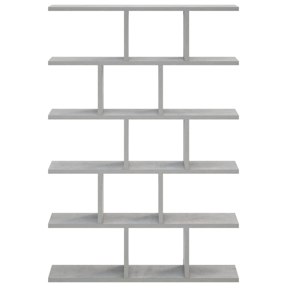 vidaXL Wall Shelf Concrete Grey 70 x 17 x 101 cm Engineered Wood