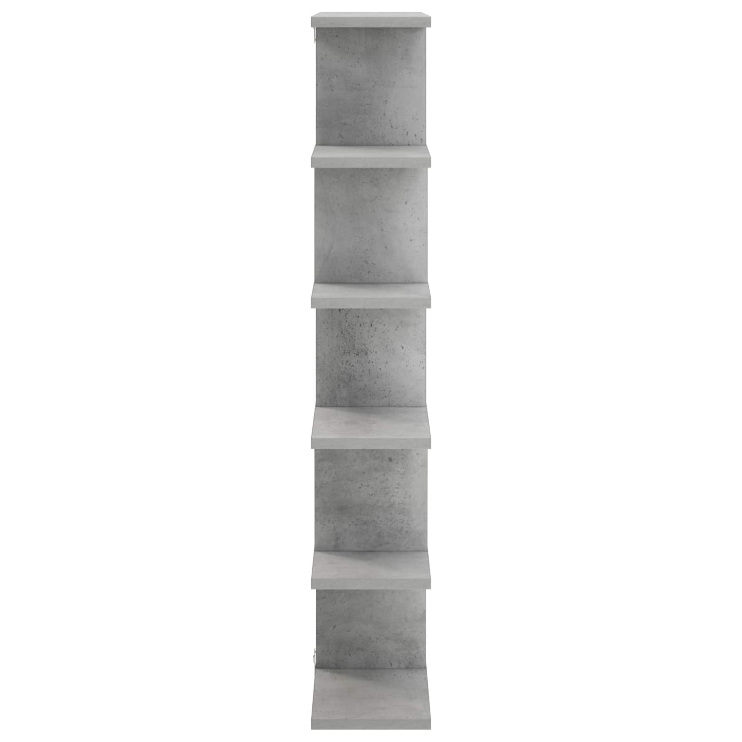 vidaXL Wall Shelf Concrete Grey 70 x 17 x 101 cm Engineered Wood