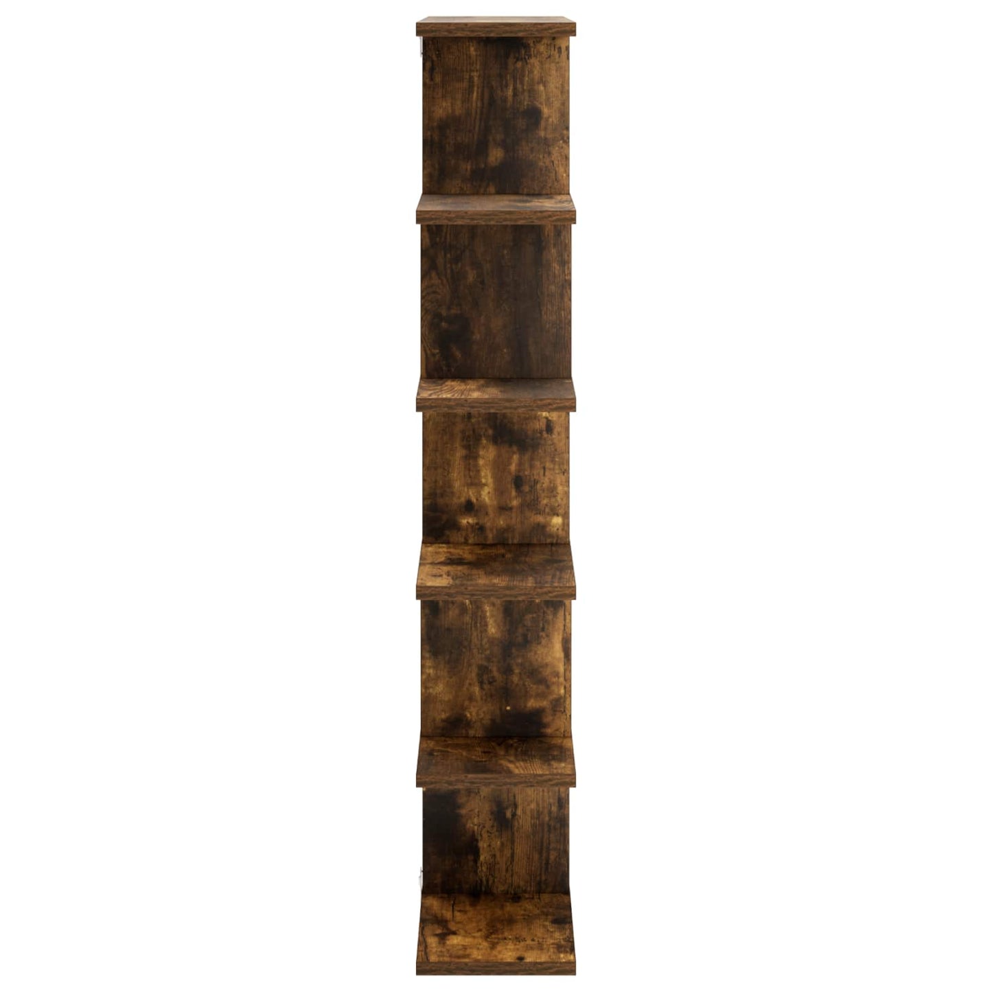 vidaXL Wall Shelf Smoked Oak 70 x 17 x 101 cm Engineered Wood