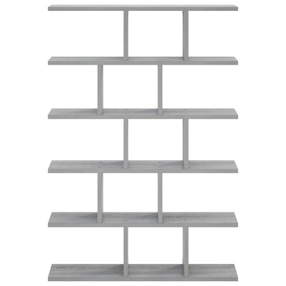 vidaXL Wall Shelf Grey Sonoma 70 x 17 x 101 cm Engineered Wood