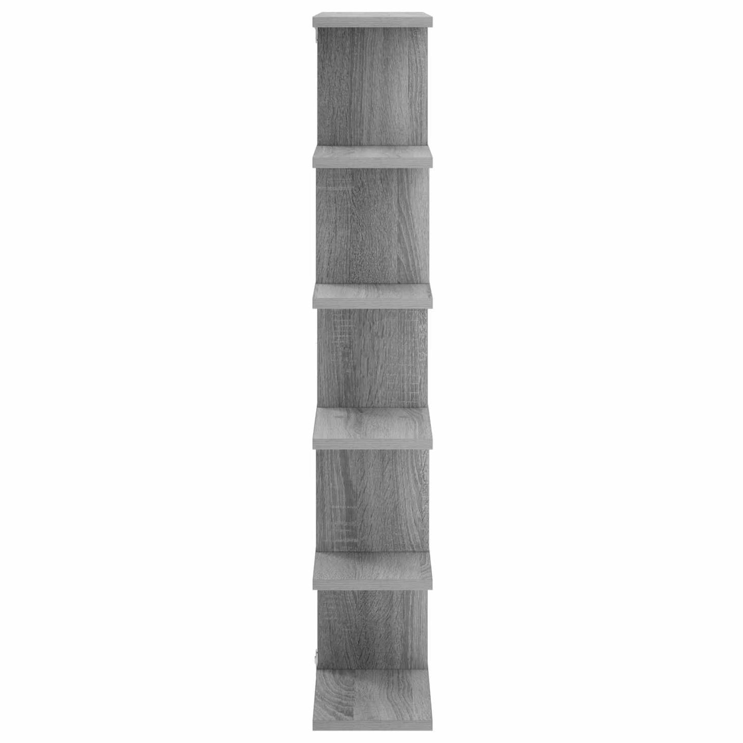 vidaXL Wall Shelf Grey Sonoma 70 x 17 x 101 cm Engineered Wood