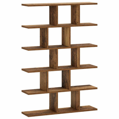 vidaXL Wall Shelf Oak Wood 70 x 17 x 101 cm Engineered Wood