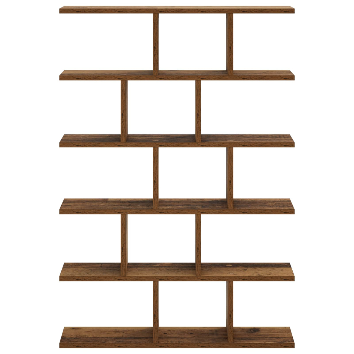 vidaXL Wall Shelf Oak Wood 70 x 17 x 101 cm Engineered Wood