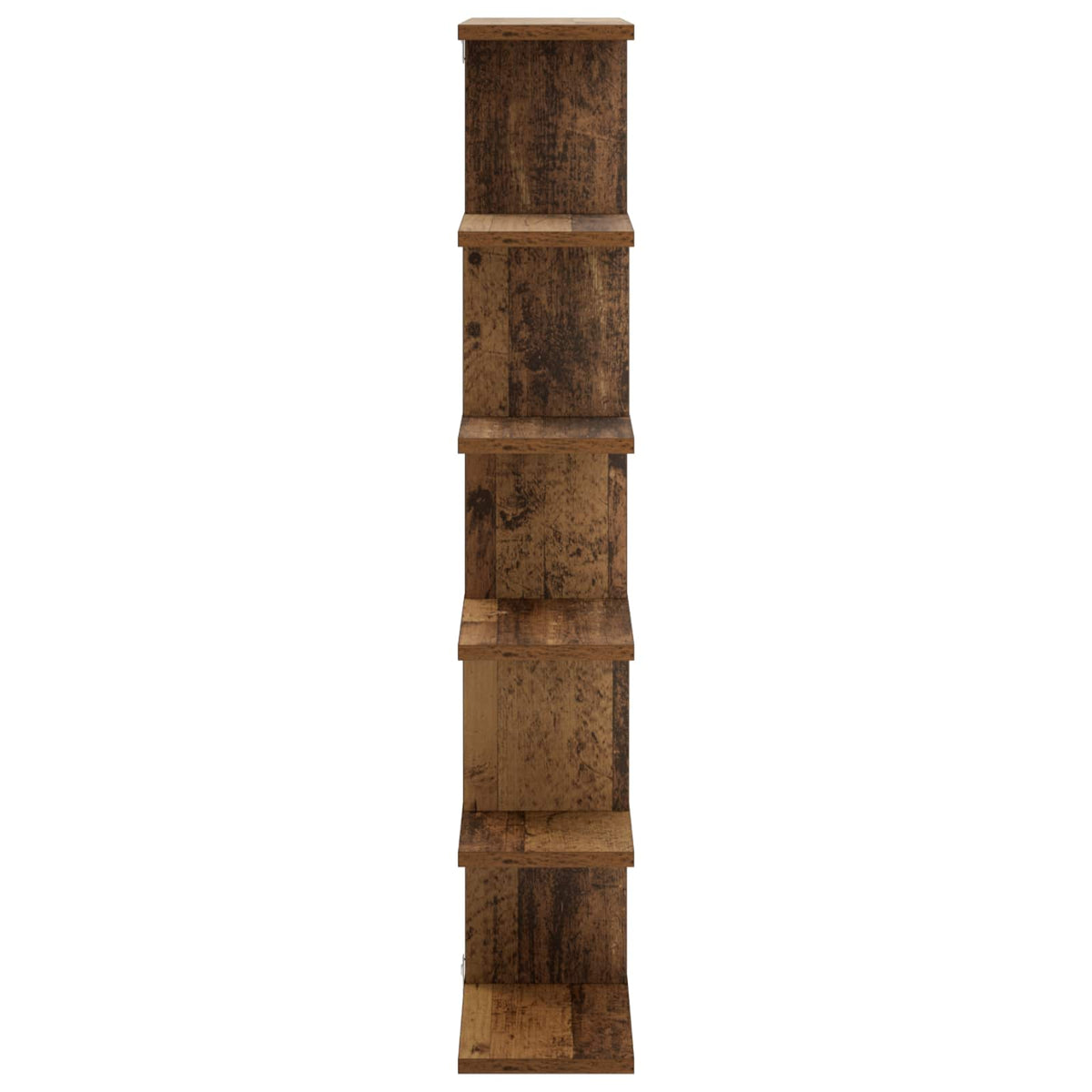 vidaXL Wall Shelf Oak Wood 70 x 17 x 101 cm Engineered Wood