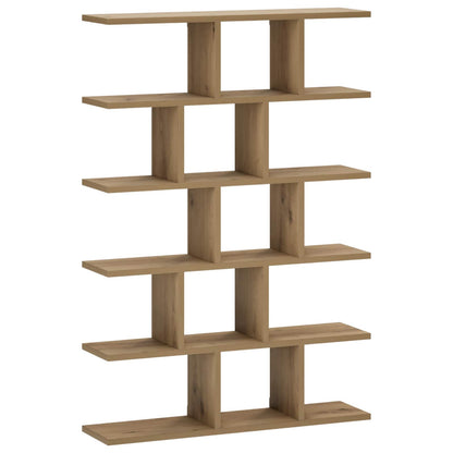 vidaXL Wall Shelf Artisan Oak 70 x 17 x 101 cm Engineered Wood