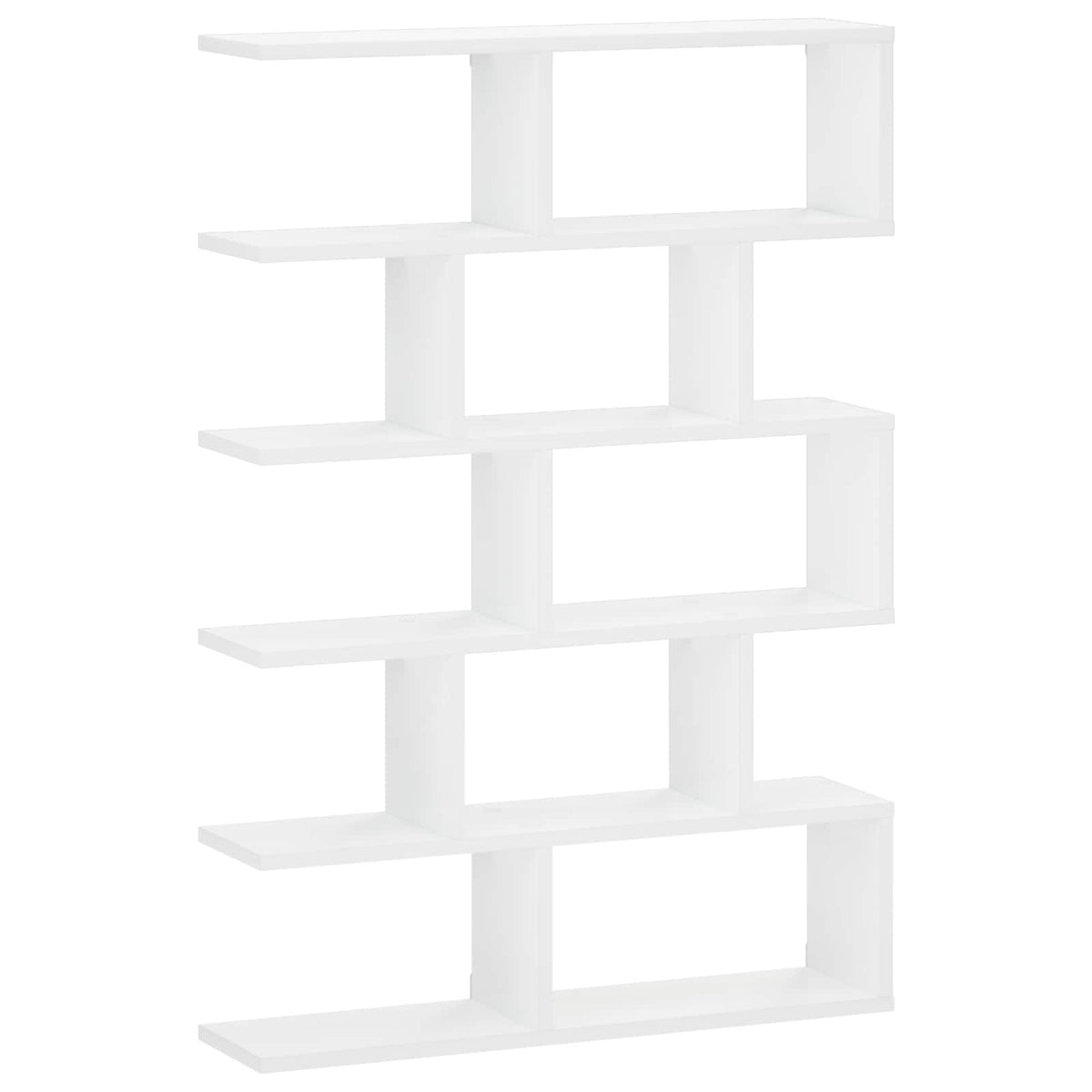 vidaXL Wall Shelf White 70 x 17 x 101 cm Engineered Wood